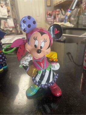 Romero Britto Disney pirate Minnie Mouse Polka Dot  Figurine 
Retired